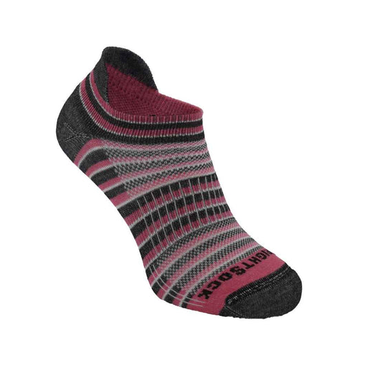 Coolmesh II - Tab Socks -  Fuchsia/Black Stripe