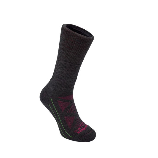 Merino Trail - Crew Socks - Fuchsia