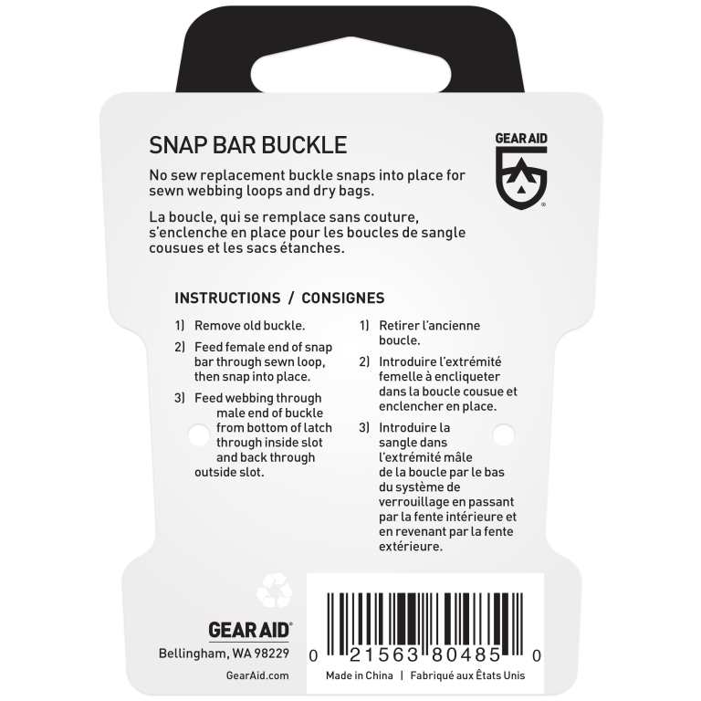 Gear Aid Dual Snap Bar Buckle