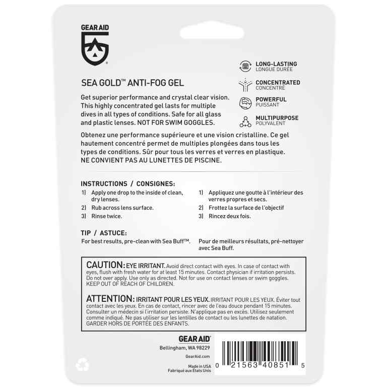 Gear Aid Sea Gold Anti-Fog Gel