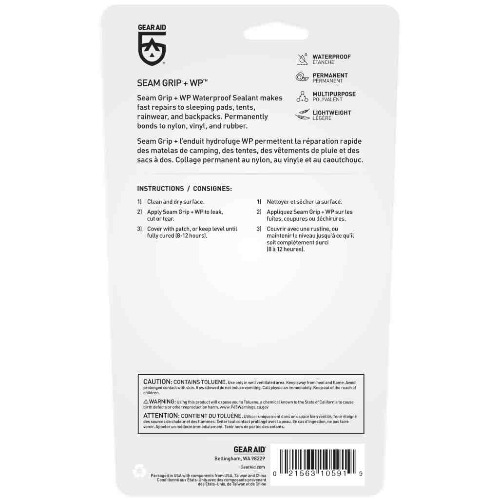 Gear Aid Seam Grip+WP Field Repair Kit