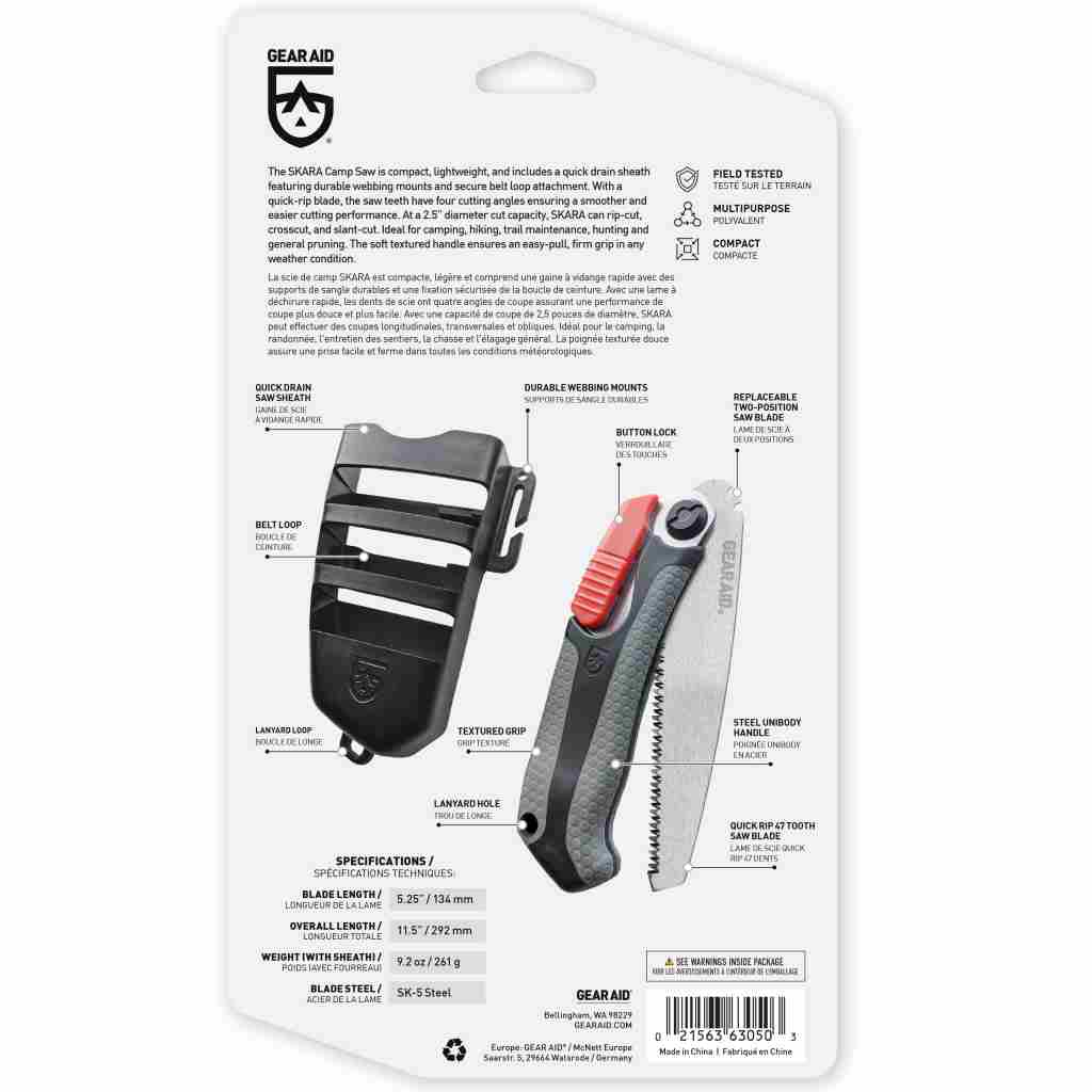 Gear Aid SKARA Camp Saw w/ Sheath