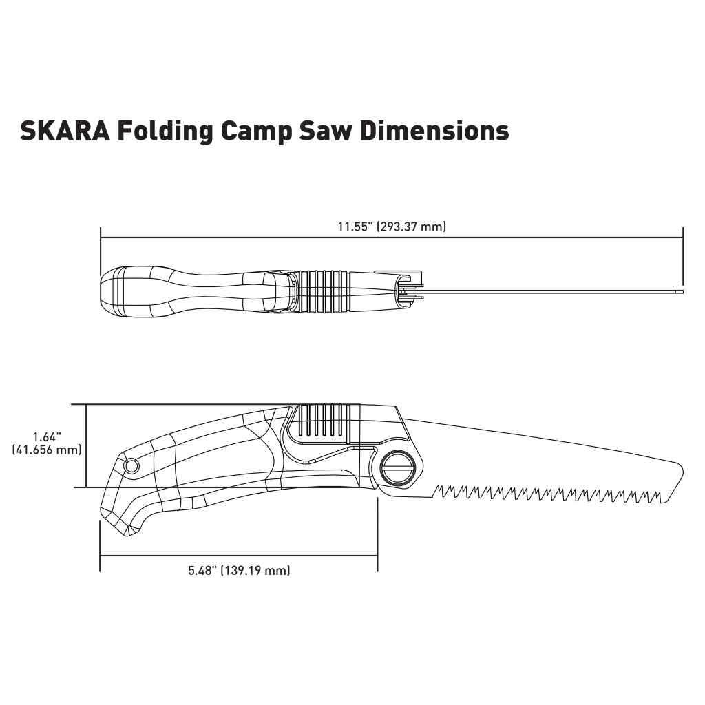 Gear Aid SKARA Camp Saw w/ Sheath