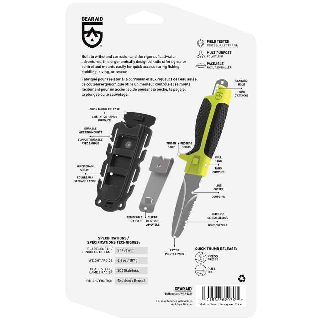 Gear Aid Tanu Blunt Tip Knife