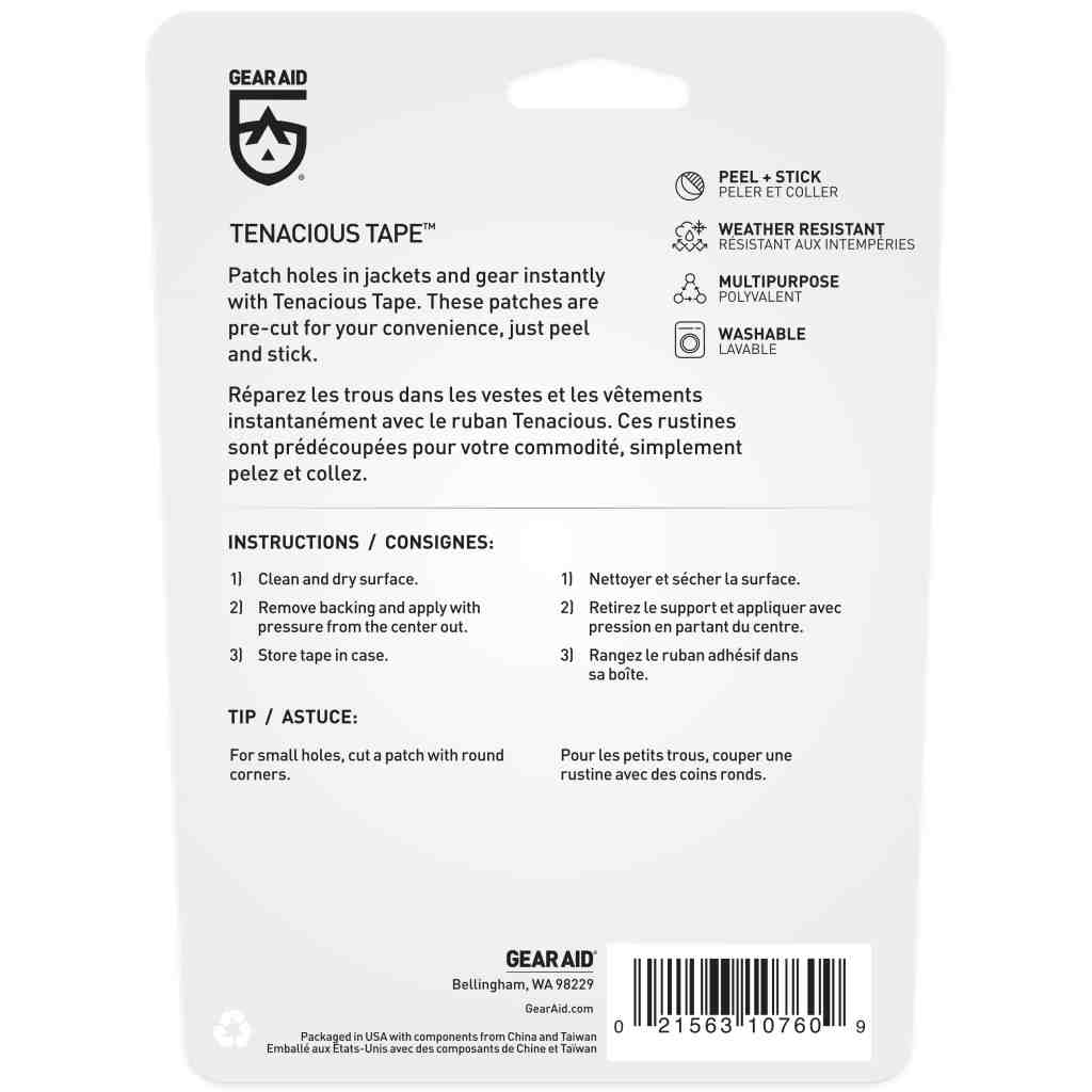 Gear Aid Tenacious Tape Mini Patches