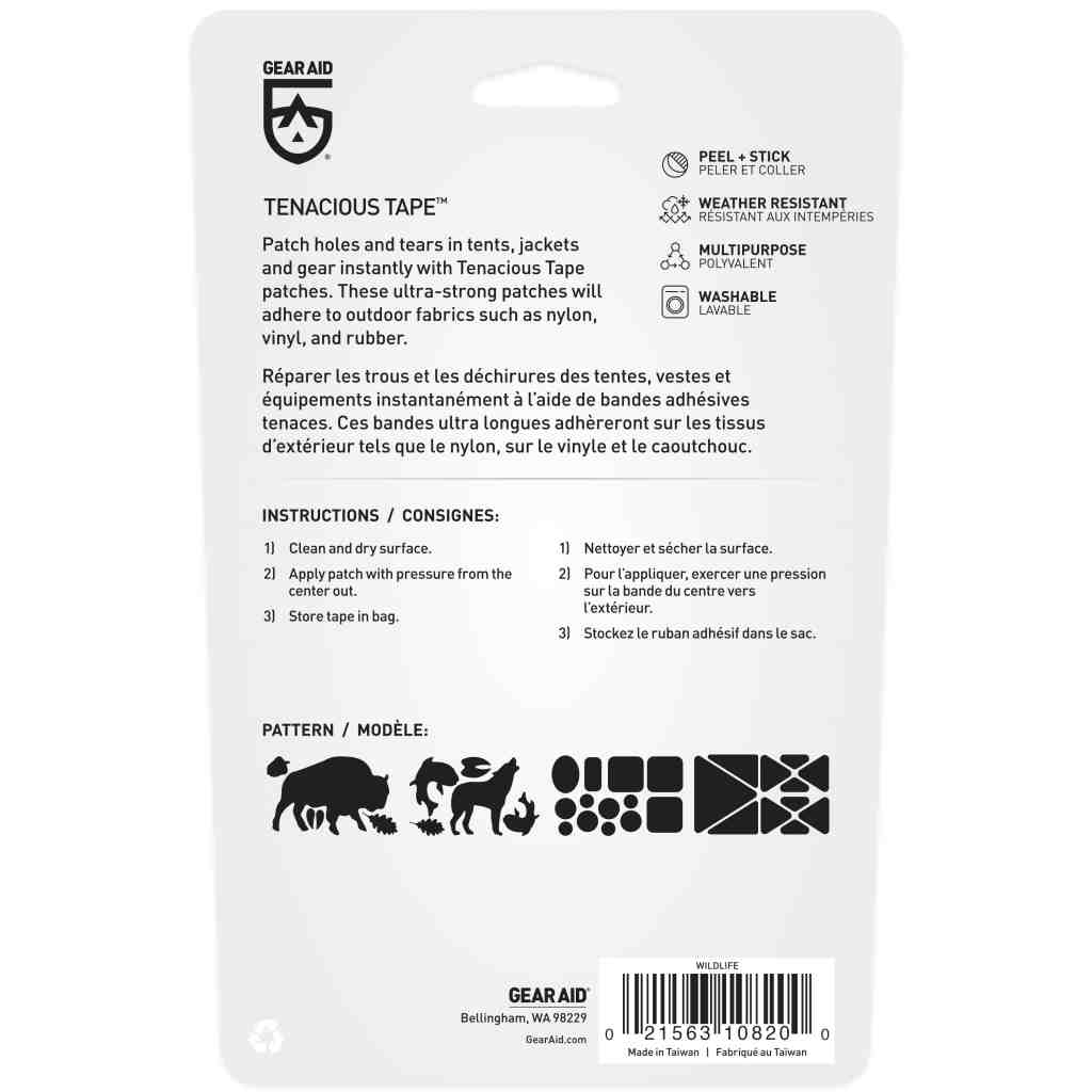 Gear Aid Tenacious Tape Wildlife Patches