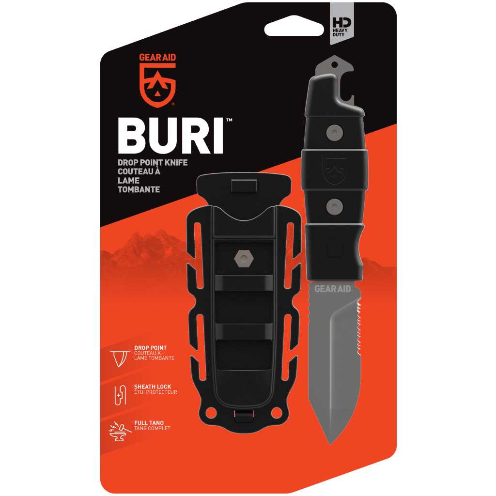 Gear Aid Buri Drop Point Knife