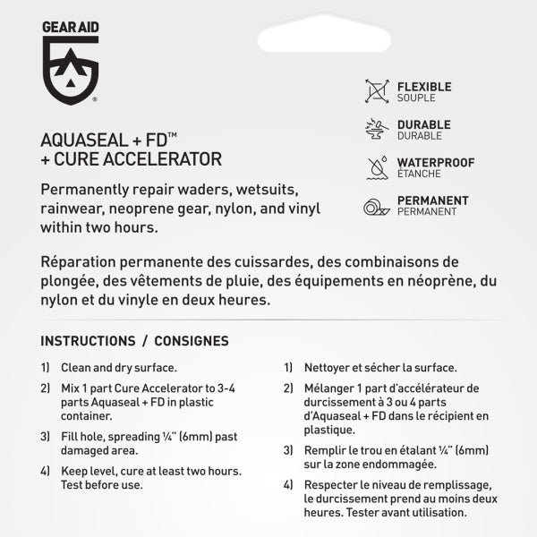 Gear Aid Aquaseal FD Adhesive and Accelerator