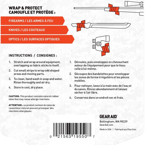 Gear Aid Camo Form Fabric Wrap