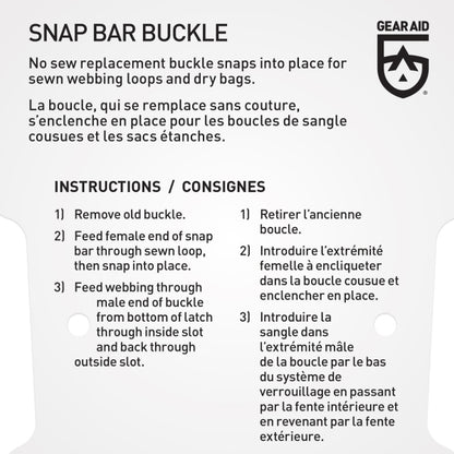 Gear Aid Dual Snap Bar Buckle