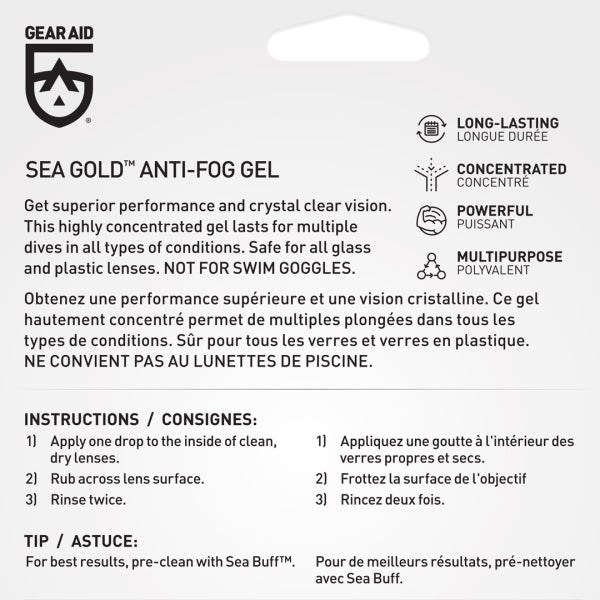 Gear Aid Sea Gold Anti-Fog Gel