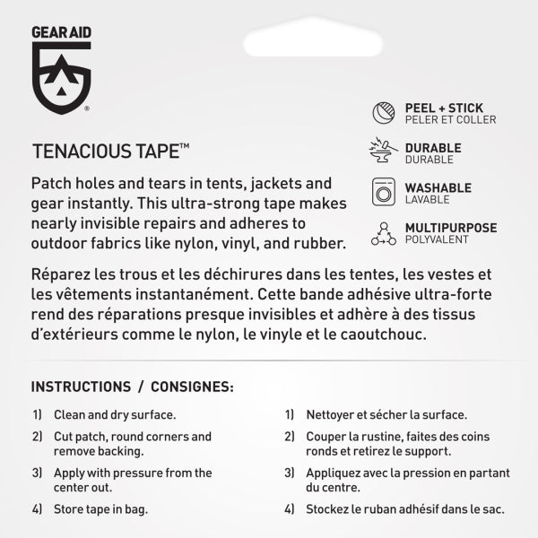 Gear Aid Tenacious Tape Repair Roll 7.6 x 50 cm