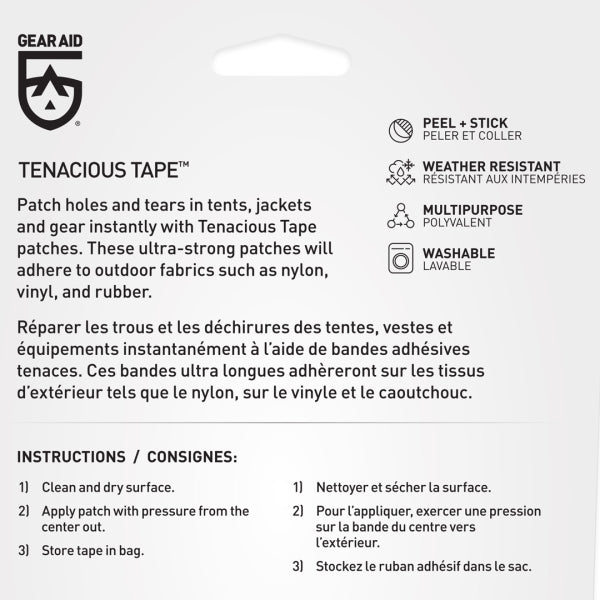Gear Aid Tenacious Tape Camping Patches