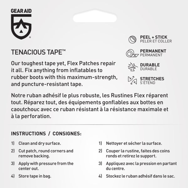 Gear Aid Tenacious Tape Flex Patches