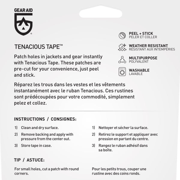 Gear Aid Tenacious Tape Mini Patches