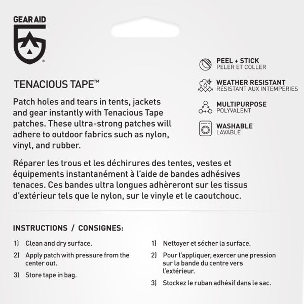Gear Aid Tenacious Tape Outdoors Patches