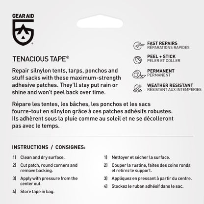 Gear Aid Tenacious Tape Silnylon Patches