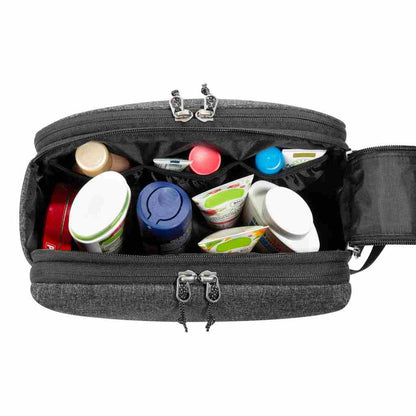 Cosmetic Double Zip Pouch