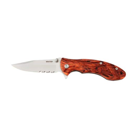 Orange Camo Knife - 2.75"