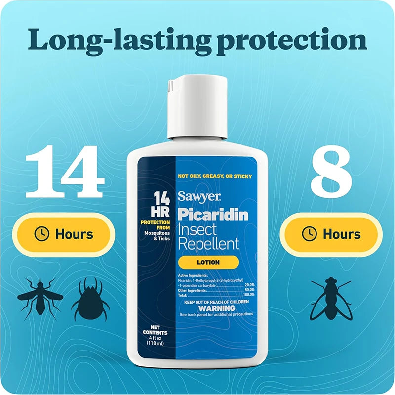 20% Picaridin Insect Repellent Lotion - 118 ml (4 oz)