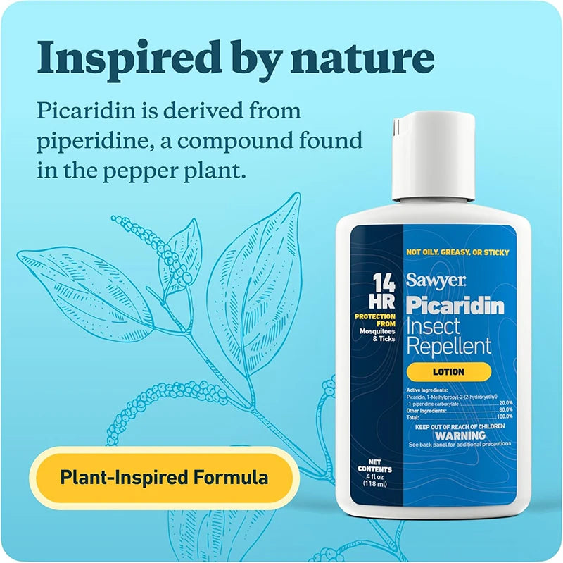 20% Picaridin Insect Repellent Lotion - 118 ml (4 oz)