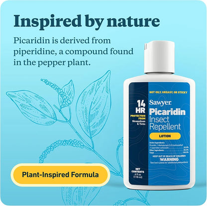 20% Picaridin Insect Repellent Lotion - 118 ml (4 oz)