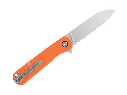 Uluru Part Serrated Blade G10 Handle