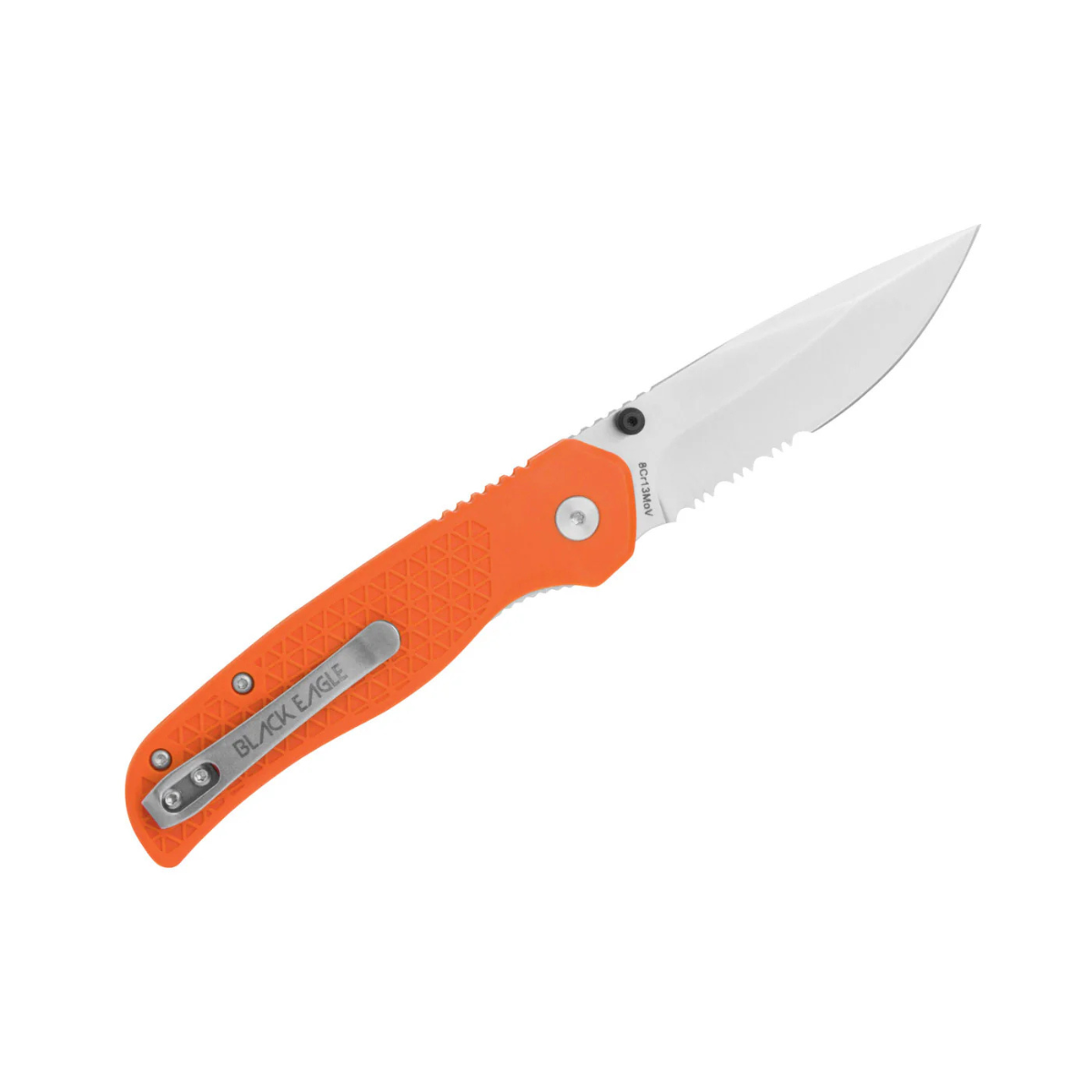 Picos Part Serrated Blade FRN Handle