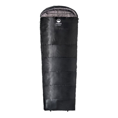 Domex Black Ice semi-rectangular synthetic sleeping bag - black. Ships Within New Zealand | DOM697R, DOM699R, DOM670R