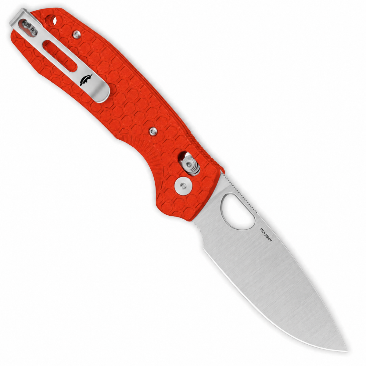Cross-Bolt Drop Point Knife