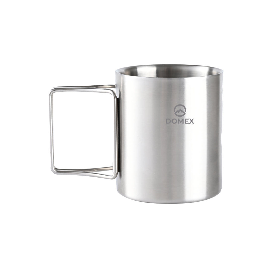 Domex Double-Walled Stainless Steel Mug - 210 ml | Ships Within New Zealand