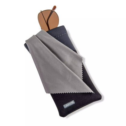 Carson Neoprene Eyewear Case with attached Lens Cloth (assorted colours)