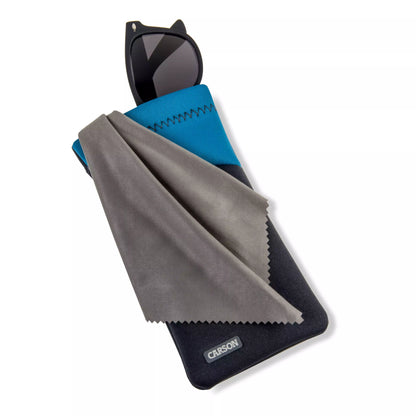 Carson Neoprene Eyewear Case with attached Lens Cloth (assorted colours)