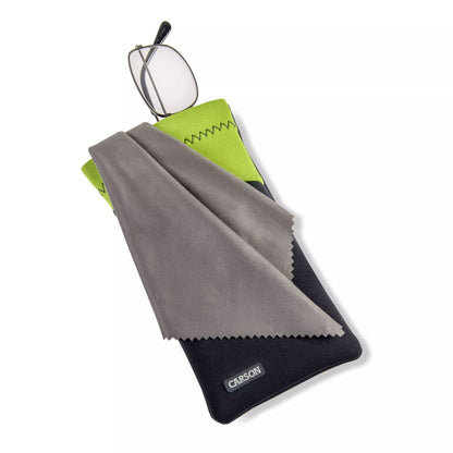 Carson Neoprene Eyewear Case with attached Lens Cloth (assorted colours)