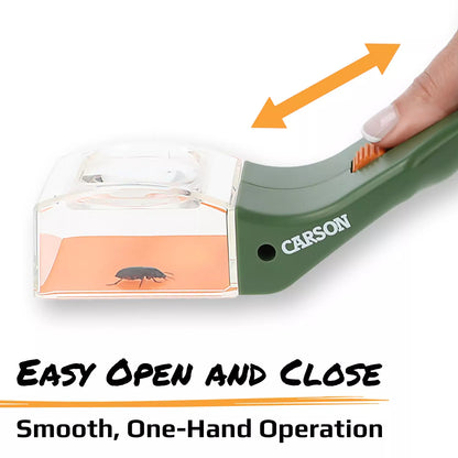 Carson Bugview™ 5x Magnifier Quick-Release Bug Catching Tool