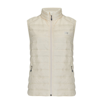 Ladies Alpine Packable Down Vest (ivory)