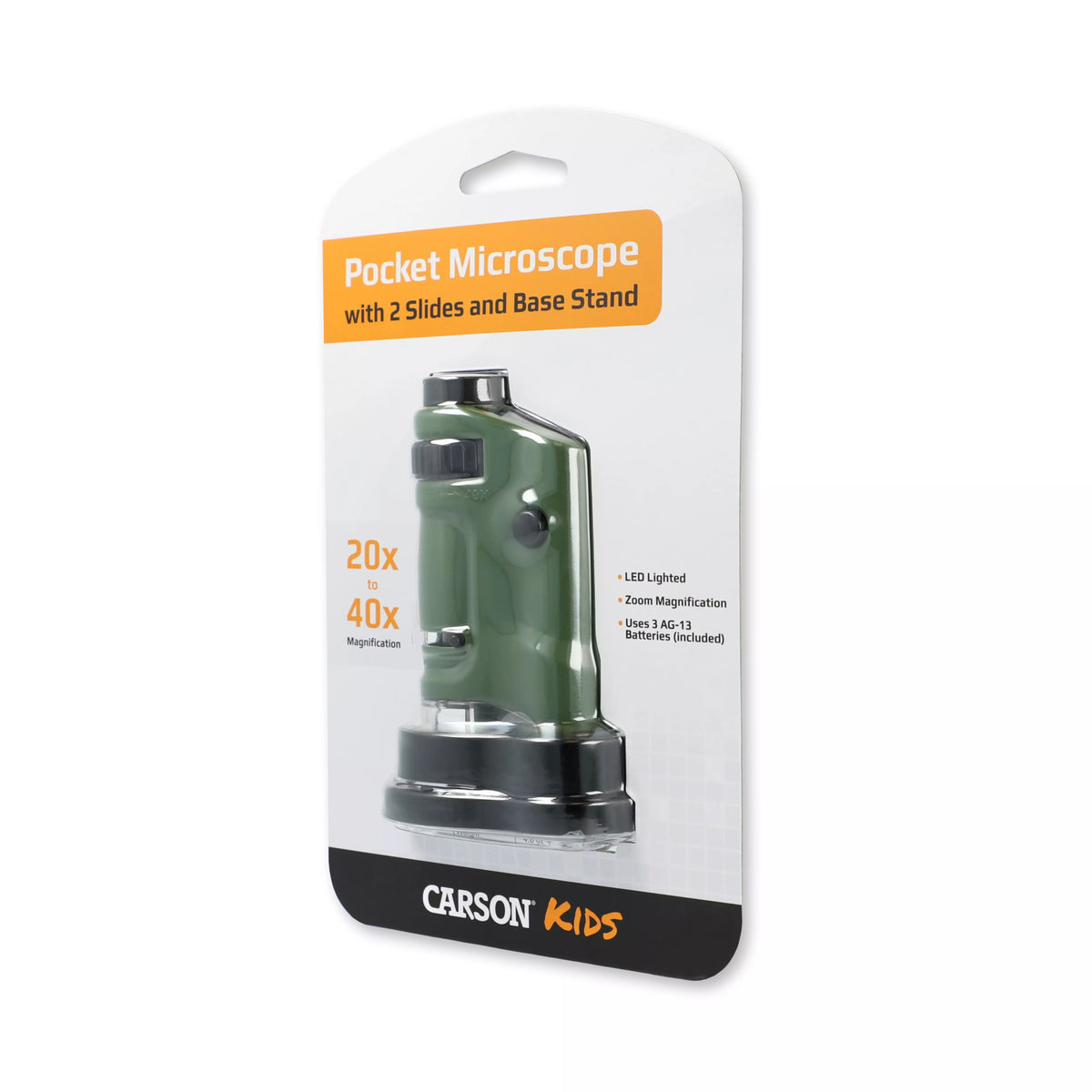 Carson Kids 20x-40x MicroBrite Pocket Microscope