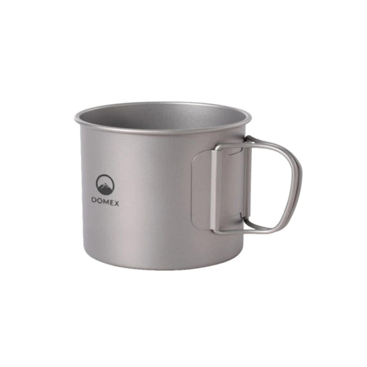 Domex Titanium Mug (450 ml) with folding handle | Ships Within New Zealand
