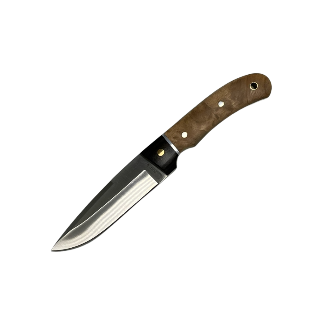 Pakkawood/Burlwood Sheath Knife - 4.5"