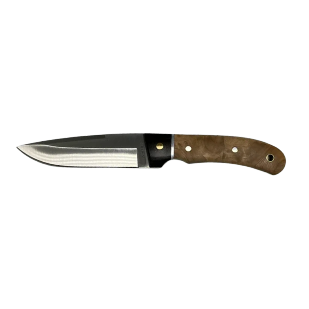 Pakkawood/Burlwood Sheath Knife - 4.5"