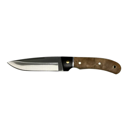 Pakkawood/Burlwood Sheath Knife - 4.5"