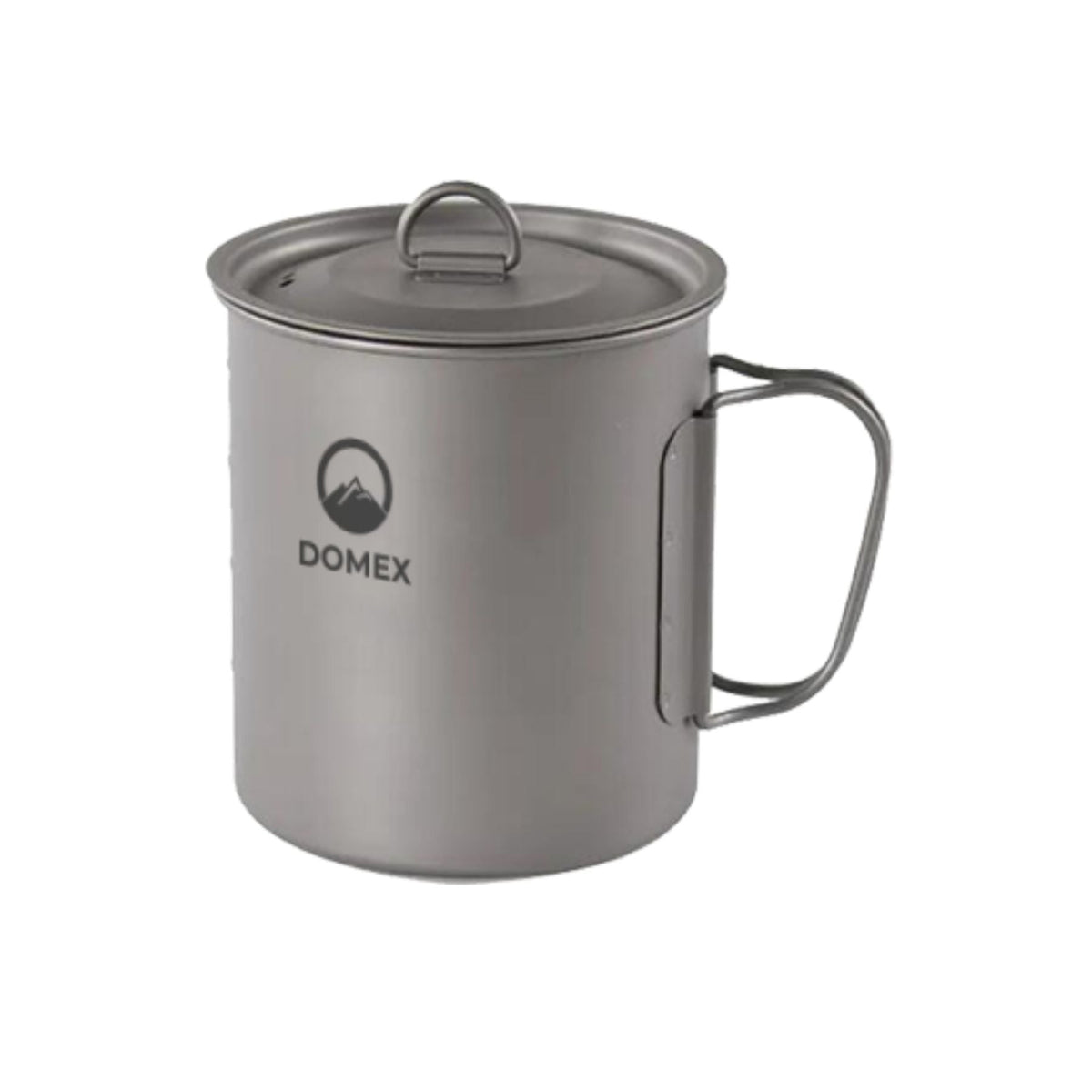 Domex Titanium Pot (750 ml) with folding handle and lid | Ships Within New Zealand