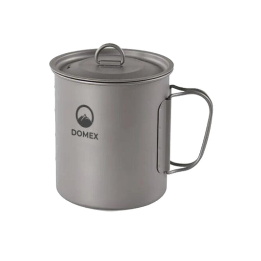 Domex Titanium Pot (750 ml) with folding handle and lid | Ships Within New Zealand