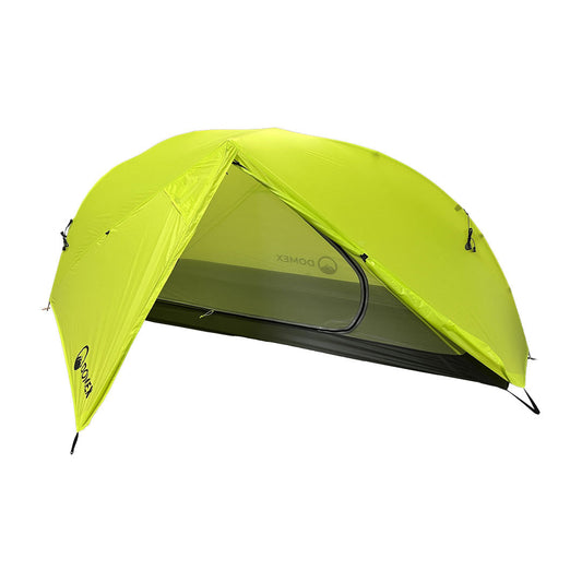 Domex Velocity 1 - 3 Season Lightweight Tent - Neon Yellow | Ships Within New Zealand
