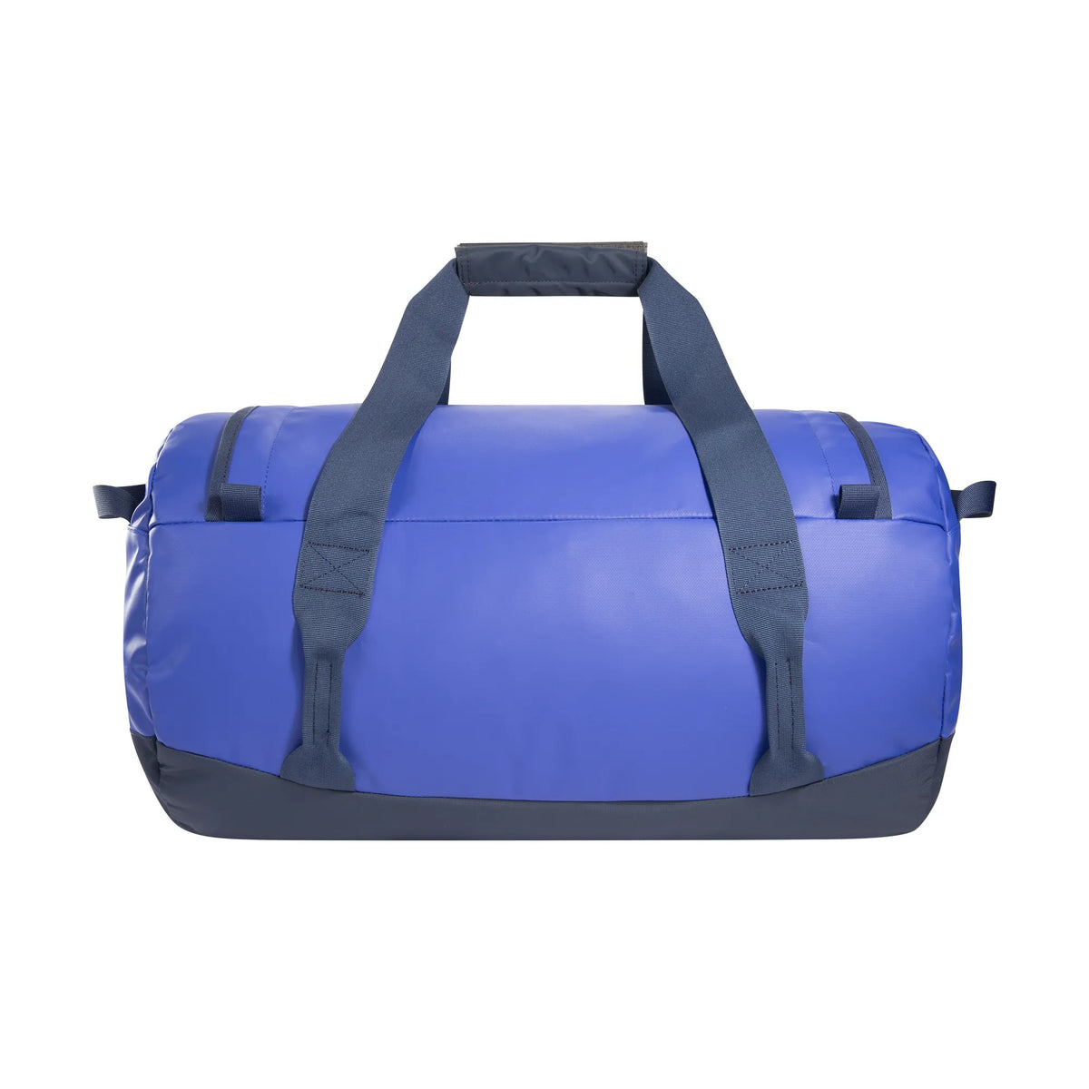 Back view of the Tatonka Basic Barrel 45 L in matte blue | TADI.6980.410